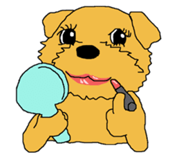 Norfolk Terrier named "Non-chan" sticker #3461835