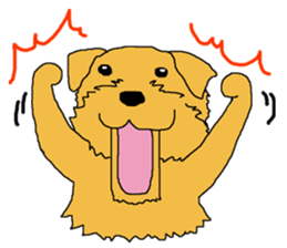 Norfolk Terrier named "Non-chan" sticker #3461841