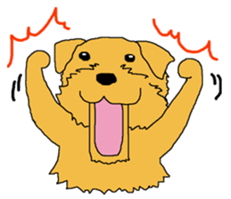 Norfolk Terrier named "Non-chan" sticker #3461841