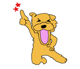 Norfolk Terrier named "Non-chan" sticker #3461847