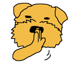 Norfolk Terrier named "Non-chan" sticker #3461858