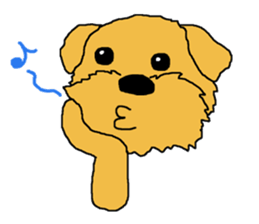 Norfolk Terrier named "Non-chan" sticker #3461860