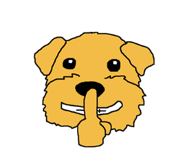Norfolk Terrier named "Non-chan" sticker #3461864
