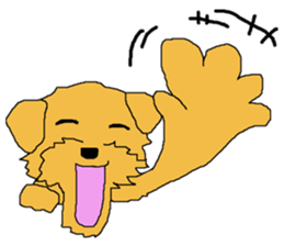 Norfolk Terrier named "Non-chan" sticker #3461867