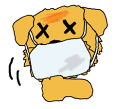 Norfolk Terrier named "Non-chan" sticker #3461871