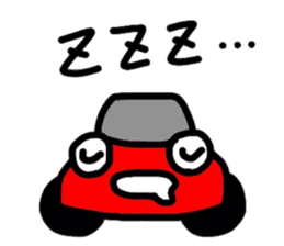 Cute Sticker "KURUMARU" sticker #3461875