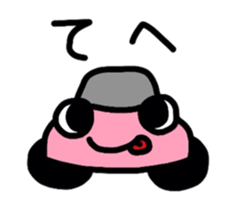 Cute Sticker "KURUMARU" sticker #3461885