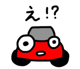 Cute Sticker "KURUMARU" sticker #3461890