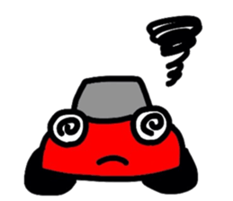 Cute Sticker "KURUMARU" sticker #3461907