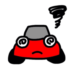 Cute Sticker "KURUMARU" sticker #3461907