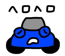 Cute Sticker "KURUMARU" sticker #3461908