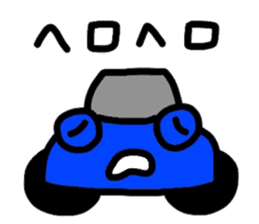 Cute Sticker "KURUMARU" sticker #3461908