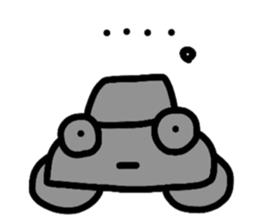 Cute Sticker "KURUMARU" sticker #3461909