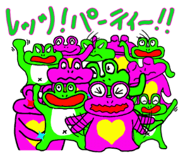 Pleasant frogs sticker #3462234
