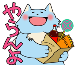 Hakata fat cat sticker #3463208
