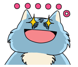 Hakata fat cat sticker #3463219