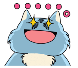 Hakata fat cat sticker #3463219