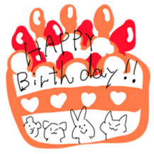 colorful pop zoo sticker #3463313