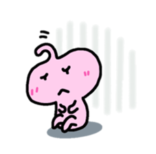 bear and alien sticker #3464017