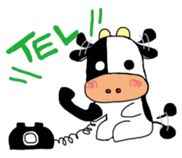 Ushi-san Sticker sticker #3464369