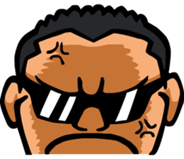 I am CHONO "The black charisma" sticker #3464562