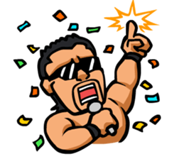 I am CHONO "The black charisma" sticker #3464572