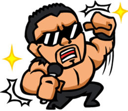 I am CHONO "The black charisma" sticker #3464573
