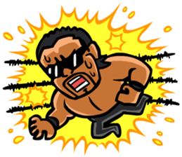 I am CHONO "The black charisma" sticker #3464576