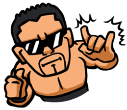 I am CHONO "The black charisma" sticker #3464579