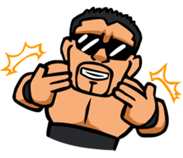 I am CHONO "The black charisma" sticker #3464580