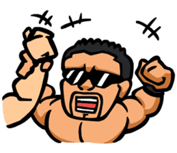 I am CHONO "The black charisma" sticker #3464586