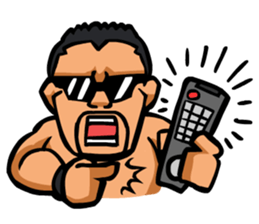 I am CHONO "The black charisma" sticker #3464592