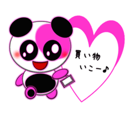 Coloful Panda~invitation~ sticker #3464719