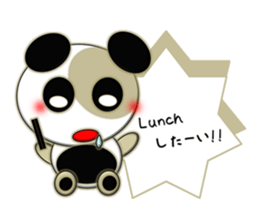 Coloful Panda~invitation~ sticker #3464723
