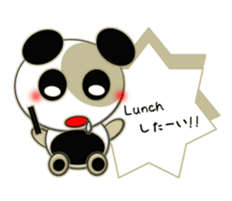 Coloful Panda~invitation~ sticker #3464723