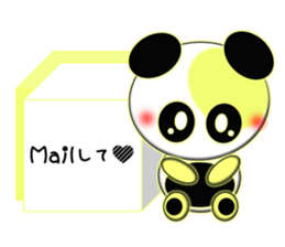 Coloful Panda~invitation~ sticker #3464730