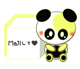 Coloful Panda~invitation~ sticker #3464730