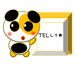 Coloful Panda~invitation~ sticker #3464731