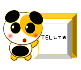 Coloful Panda~invitation~ sticker #3464731