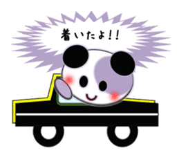 Coloful Panda~invitation~ sticker #3464734