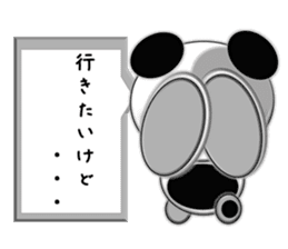 Coloful Panda~invitation~ sticker #3464741