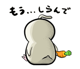 POCCURU&PIPIJI-Cute White Java sparrow2- sticker #3464947