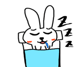 Wonderfully, loose. rabbit sticker #3465725