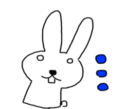 Wonderfully, loose. rabbit sticker #3465733