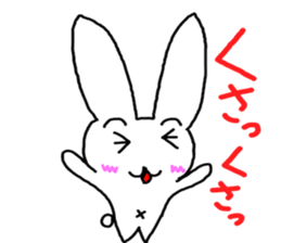 Wonderfully, loose. rabbit sticker #3465744