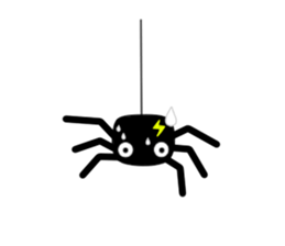 Dum-Dum (Black Tiny Spider) sticker #3465759