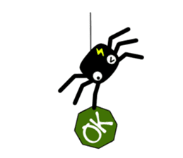 Dum-Dum (Black Tiny Spider) sticker #3465767