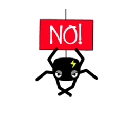 Dum-Dum (Black Tiny Spider) sticker #3465768