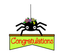 Dum-Dum (Black Tiny Spider) sticker #3465777