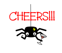 Dum-Dum (Black Tiny Spider) sticker #3465780